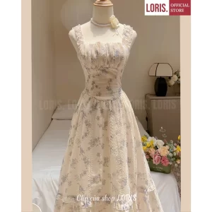 LORIS – Floral Spaghetti-Strap Maxi Dress Breezy, Feminine & Perfect for Summer Days